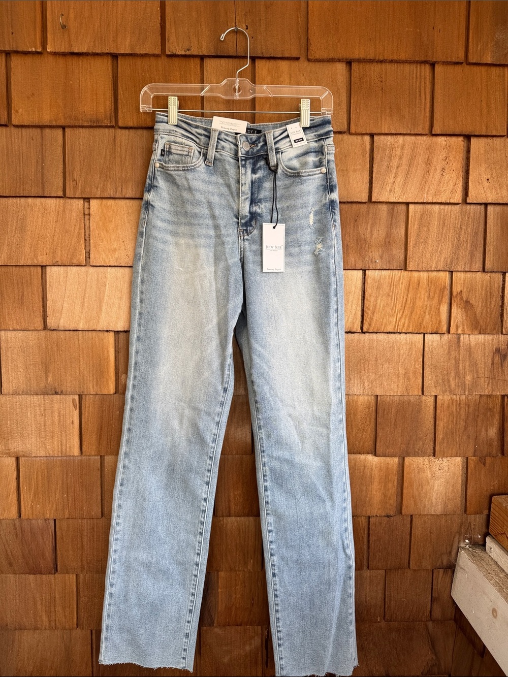Judy Blue Light Blue Straight-Leg Jeans